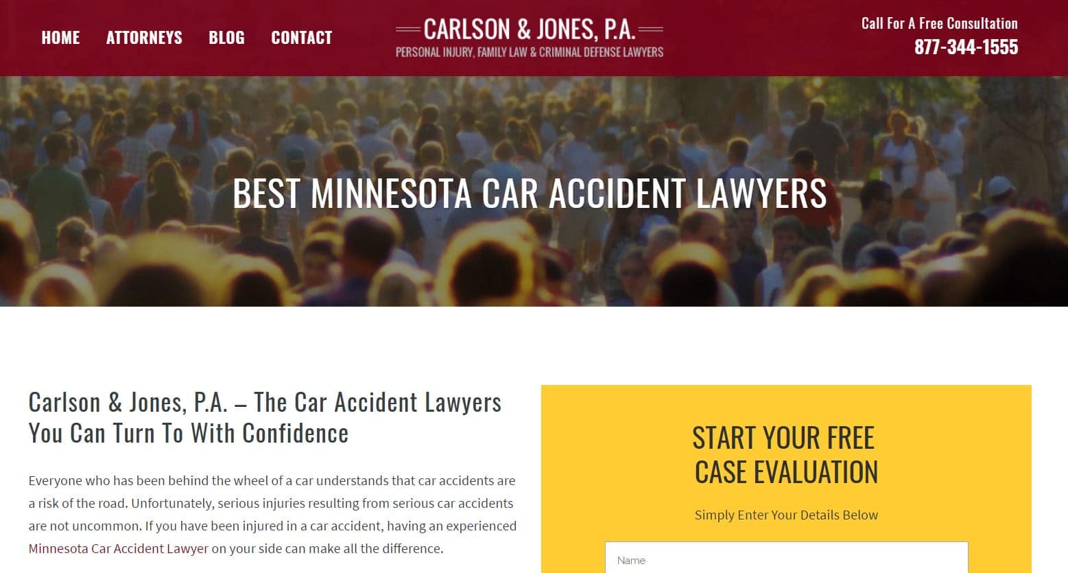 Law Firm Marketing Website Design 