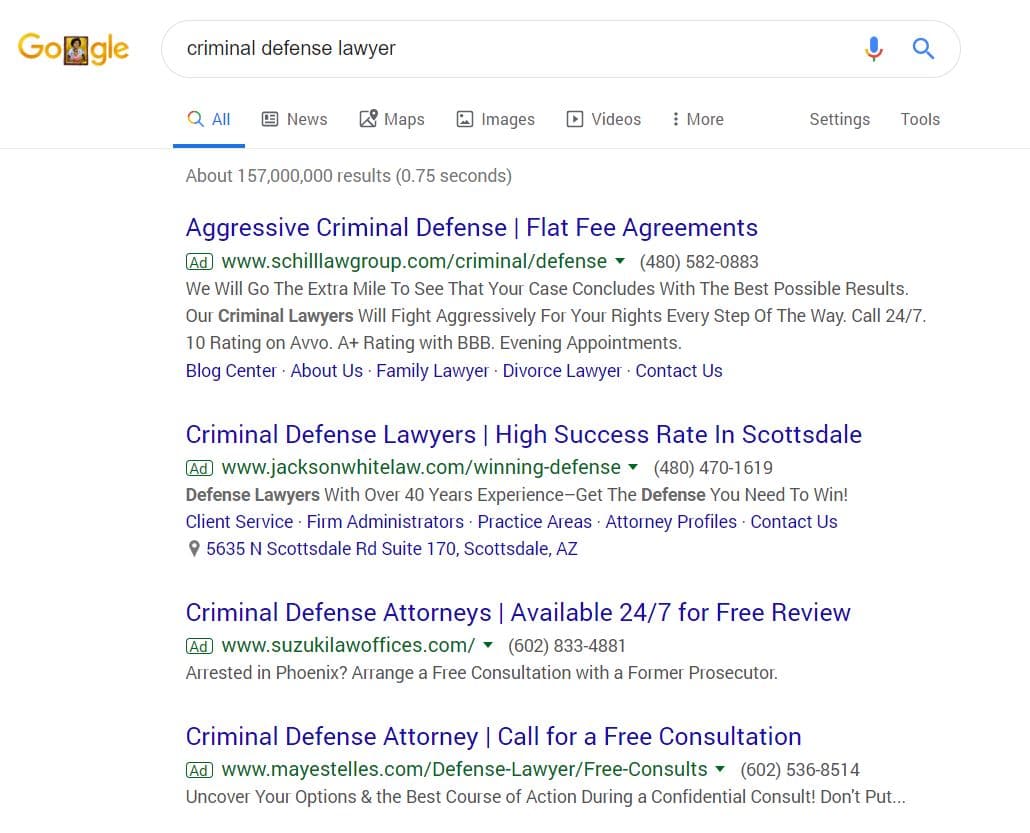 Google Adwords Marketing Advertising For Lawyers
